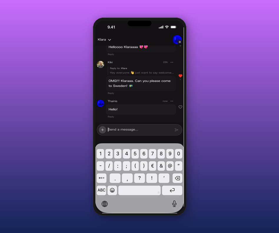 Composer with attachment button