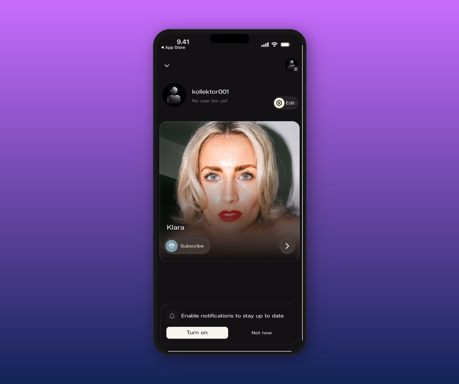 Notification banner